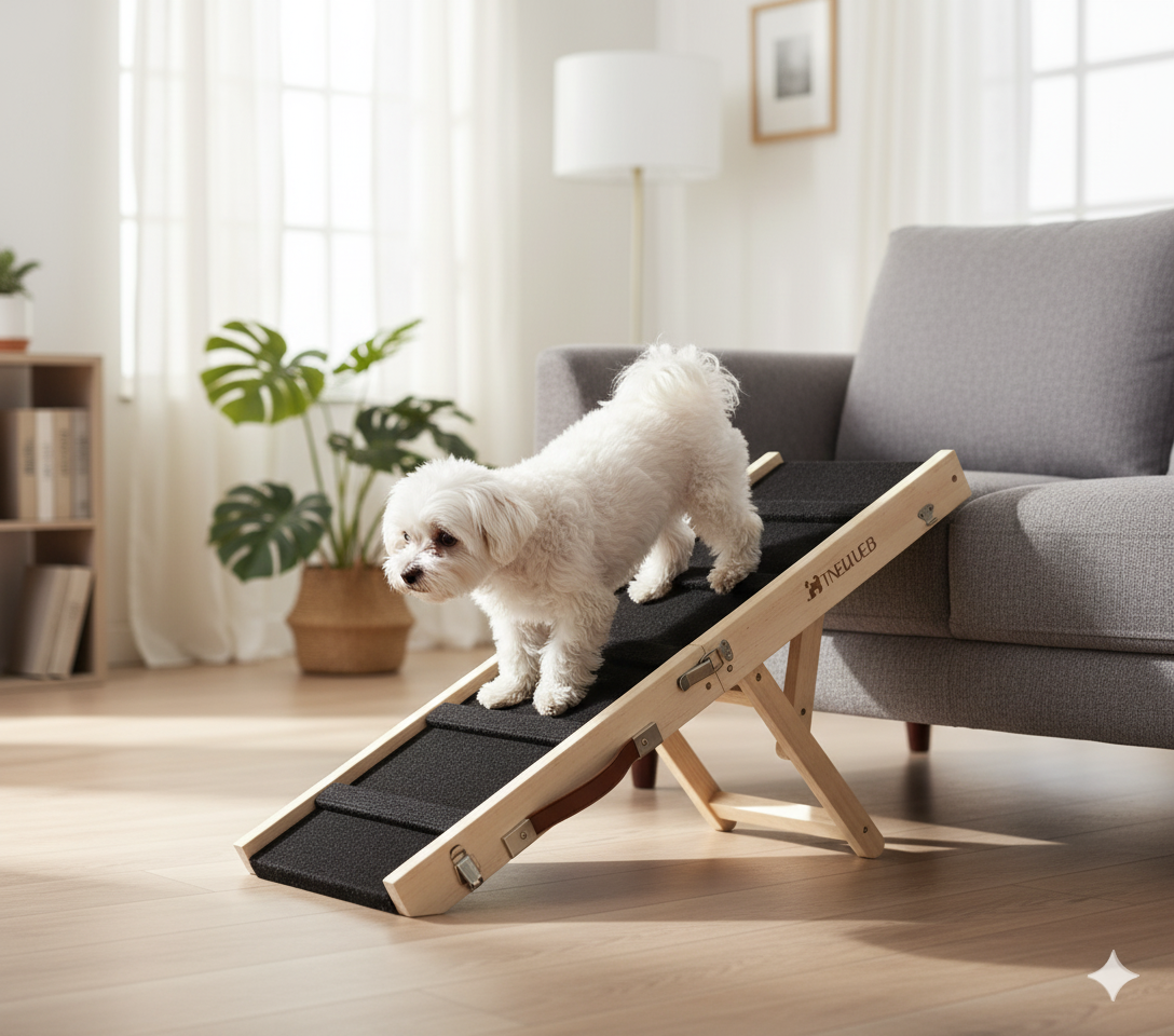 GoRamp: Foldable On-The-GO Wooden Pet Ramp