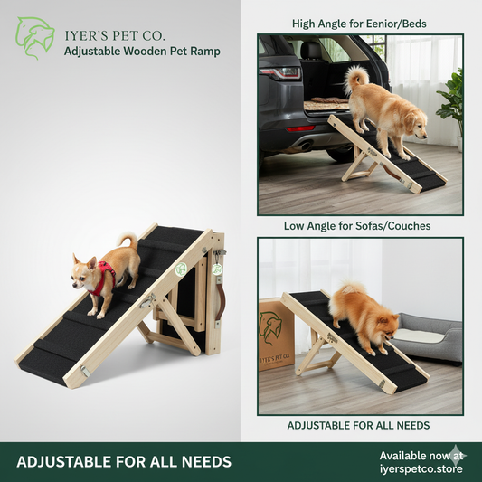 GoRamp: Foldable On-The-GO Wooden Pet Ramp
