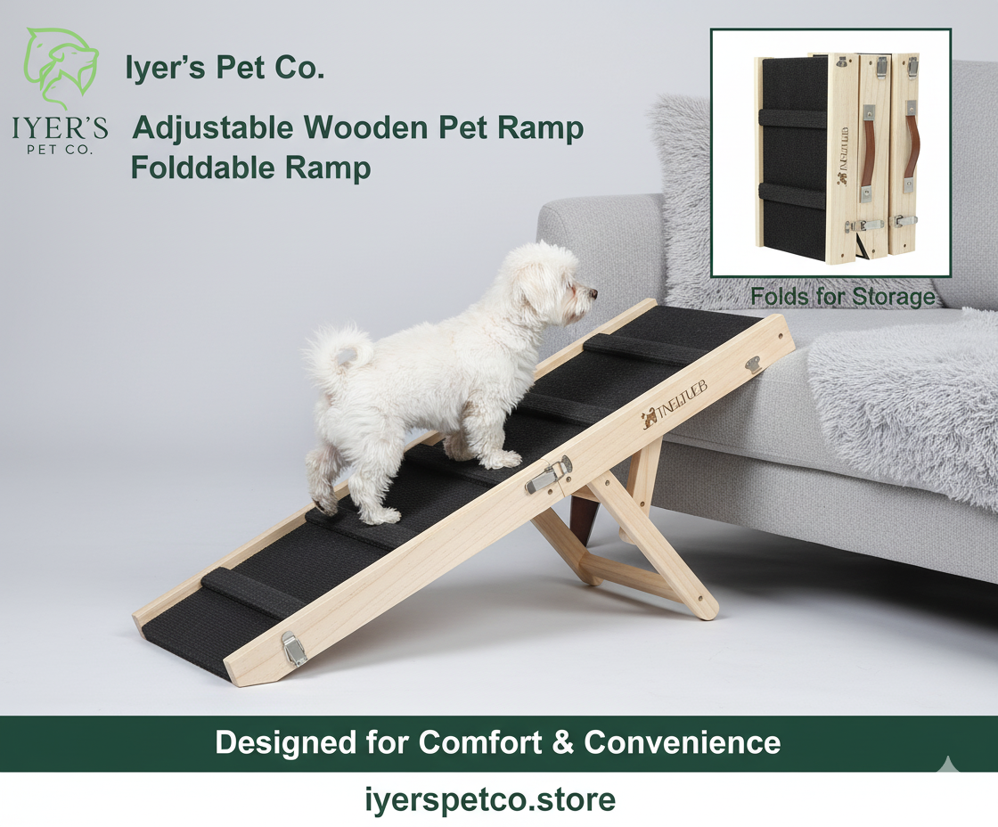 GoRamp: Foldable On-The-GO Wooden Pet Ramp