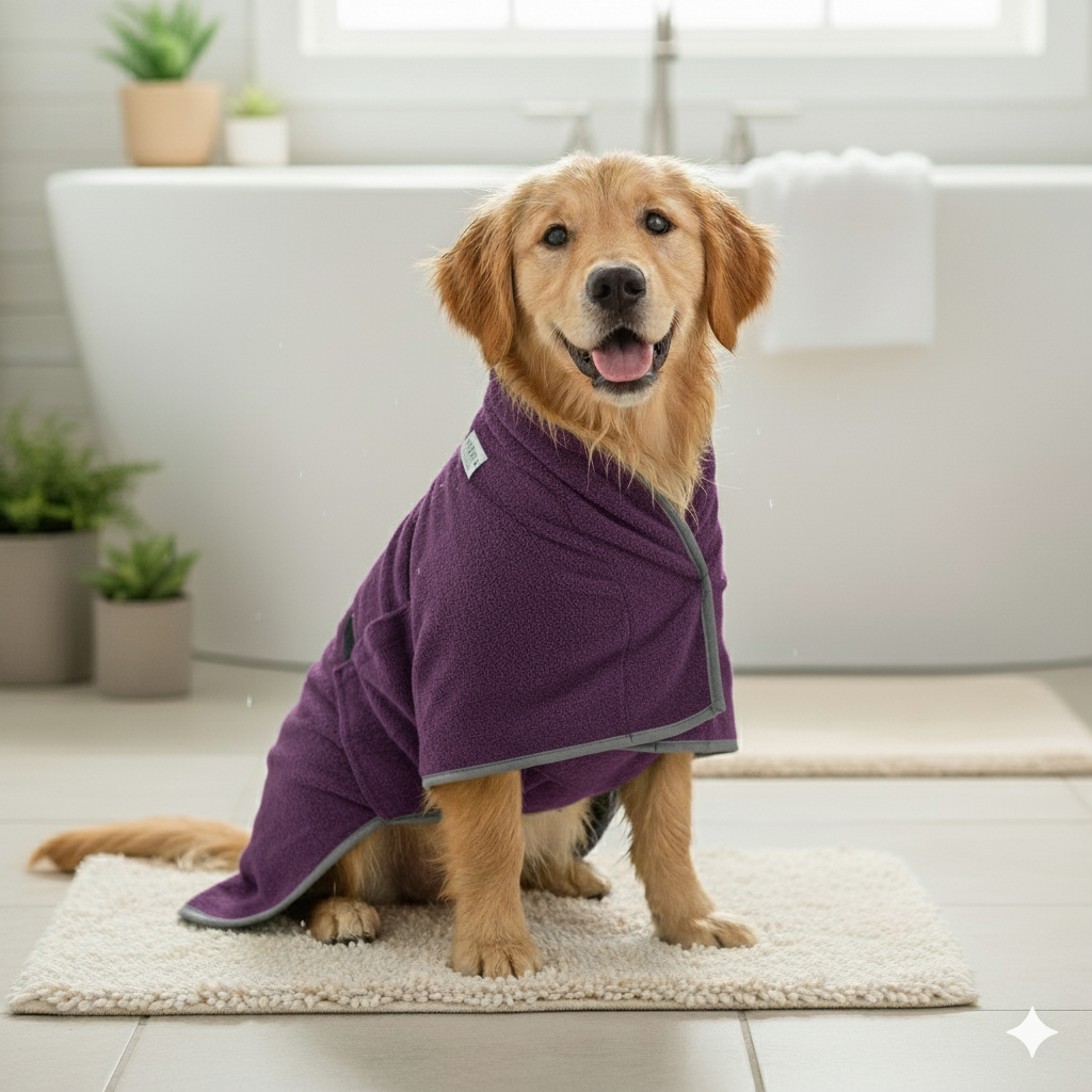 Quick-Dry Pet Bathrobe