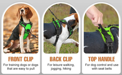 GlowPaws™ High-Visibility LED Safety Harness - USB Rechargeable