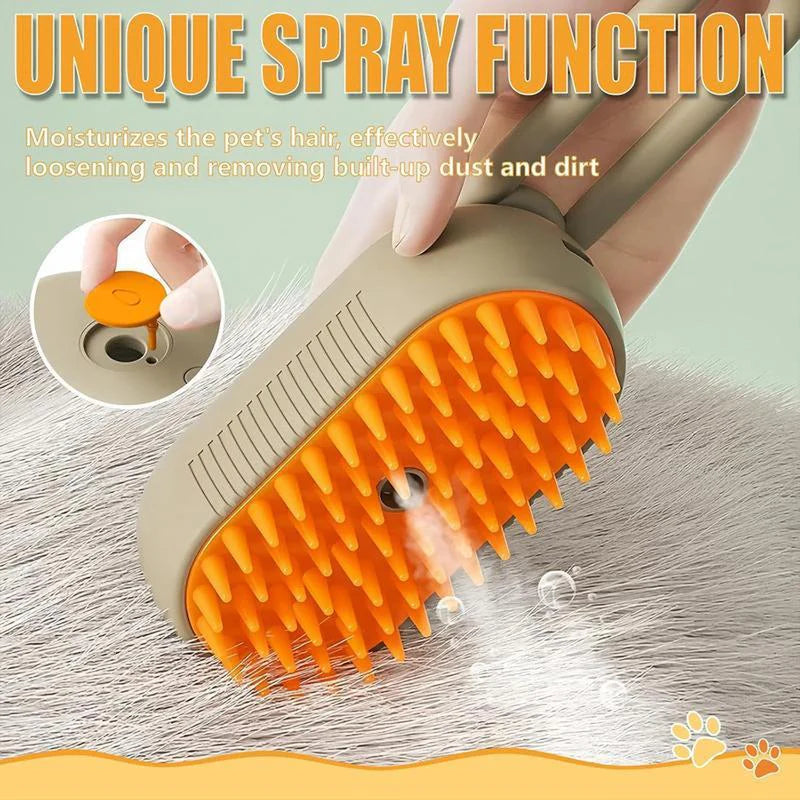 Steam Grooming Comb for Cats & Dogs | Pet Hair Remover