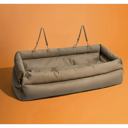 Jumbo Dog Car Seat & Booster for Anxiety - Safe Pet Carrier for Large Dog