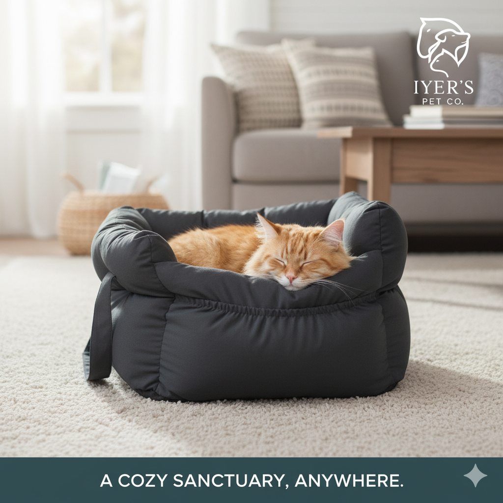 Luxury All-in-One Pet Car Carrier & Couch Bed