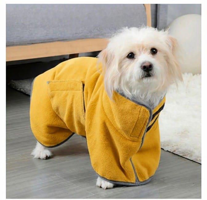 Quick-Dry Pet Bathrobe