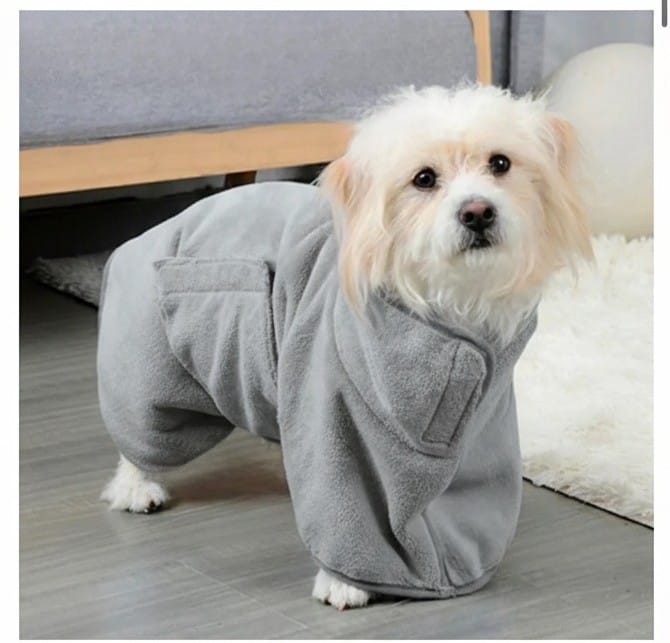 Quick-Dry Pet Bathrobe