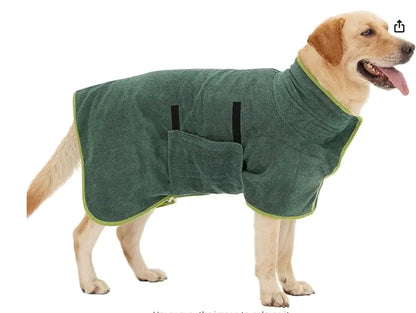 Quick-Dry Pet Bathrobe